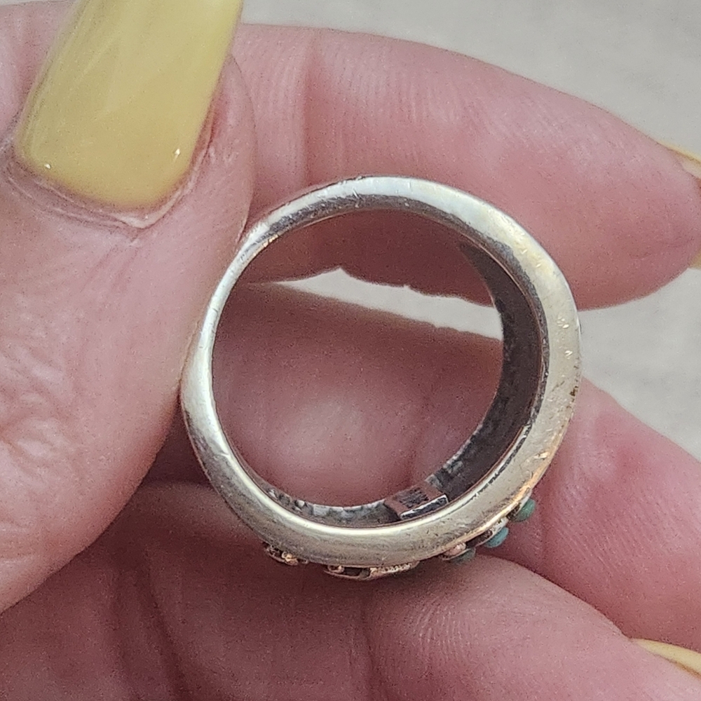 Studio Barse Silver Ring With Multi Stone Accents - image 3